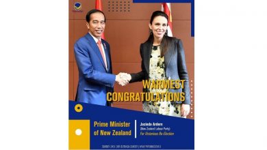 Photo of NasDem Party Congratulates Her Excellency Prime Minister Jacinda Ardern and the New Zealand Labor Party on the Victorious Election 2020